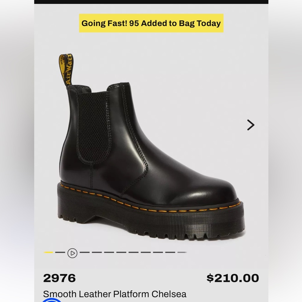 Dr. Martens Black Heeled Chelsea Boots